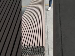 Ξύλινη Slat ακουστική επιτροπή