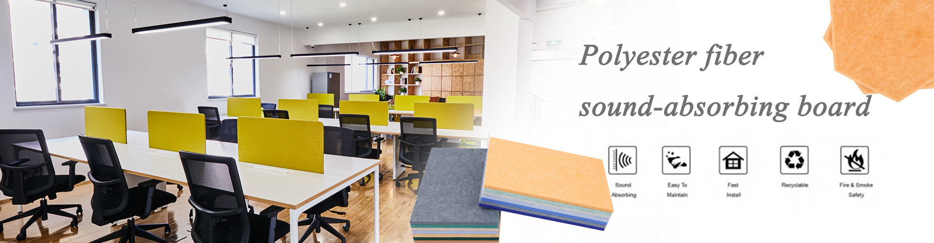 ποιότητας Ακουστικές επιτροπές πολυεστέρα Εργοστάσιο